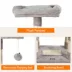 GOOPAWS Faux Fur Cat Tree Tower with Top Perch, 53 Inch image thumbnail 5