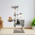 GOOPAWS Faux Fur Cat Tree Tower with Top Perch, 53 Inch image thumbnail 7