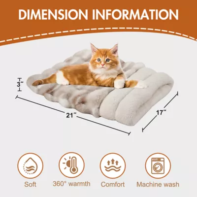 GOOPAWS 4-in-1 Cat Burrow Cave Bed, Self-Warming Pet Bed for Cats & Small Dogs - Image 5