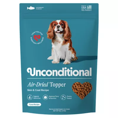 Unconditional Skin and Allergy Support Adult Dry Dog Food Topper - Tuna - Image 1