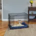 Midwest® QuietTime Ashton Bolster Bed For Pets, Machine Washable & Dryable, Blue image thumbnail 4