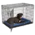 Midwest® QuietTime Ashton Bolster Bed For Pets, Machine Washable & Dryable, Blue image thumbnail 3