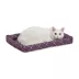 Midwest® QuietTime Ashton Bolster Bed For Pets, Machine Washable & Dryable, Purple image thumbnail 1