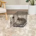 Midwest® QuietTime Reversible & Machine Washable Spotted Pet Bed W/ Ultra-Soft Synthetic Fur, Grey image thumbnail 6