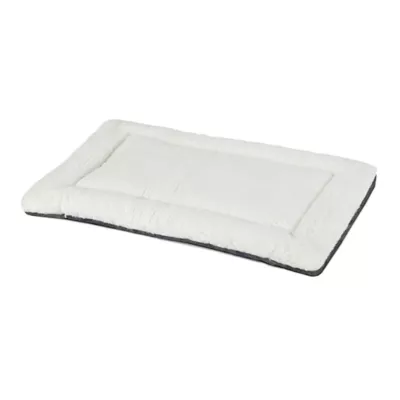 Midwest® QuietTime Reversible & Machine Washable Spotted Pet Bed W/ Ultra-Soft Synthetic Fur, Grey - Image 3