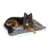 Midwest® QuietTime Reversible & Machine Washable Spotted Pet Bed W/ Ultra-Soft Synthetic Fur, Grey image thumbnail 1