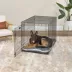 Midwest® QuietTime Reversible & Machine Washable Spotted Pet Bed W/ Ultra-Soft Synthetic Fur, Grey image thumbnail 6