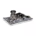 Midwest® QuietTime Reversible & Machine Washable Spotted Pet Bed W/ Ultra-Soft Synthetic Fur, Grey image thumbnail 1