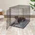 Midwest® QuietTime Reversible & Machine Washable Spotted Pet Bed W/ Ultra-Soft Synthetic Fur, Grey image thumbnail 6