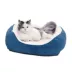 Midwest® QuietTime Cuddle Bed For Pets, Durable & Machine Washable Dual-Cushioned Bed, Blue image thumbnail 2