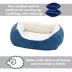 Midwest® QuietTime Cuddle Bed For Pets, Durable & Machine Washable Dual-Cushioned Bed, Blue image thumbnail 3