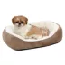 Midwest® QuietTime Cuddle Bed For Pets, Durable & Machine Washable Dual-Cushioned Bed, Tan image thumbnail 2