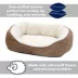 Midwest® QuietTime Cuddle Bed For Pets, Durable & Machine Washable Dual-Cushioned Bed, Tan image thumbnail 3