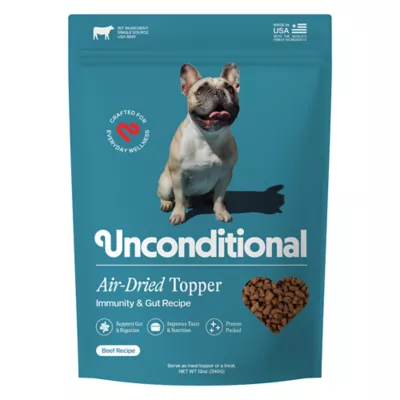 Unconditional Immunity and Gut Support Adult Dry Dog Food Topper - Beef - Image 1