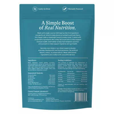 Unconditional Immunity and Gut Support Adult Dry Dog Food Topper - Beef - Image 2