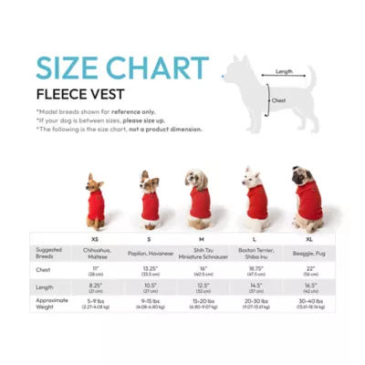 Gooby Fleece Vest with Built in Leash Attachment - Image 7