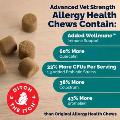 Ventique Dermabliss Dog Advanced Vet Strength Allergy Health Soft Chews, Salmon Flavor, 30 Count - Image 4