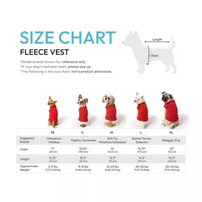Gooby Fleece Vest with Built in Leash Attachment - Image 7