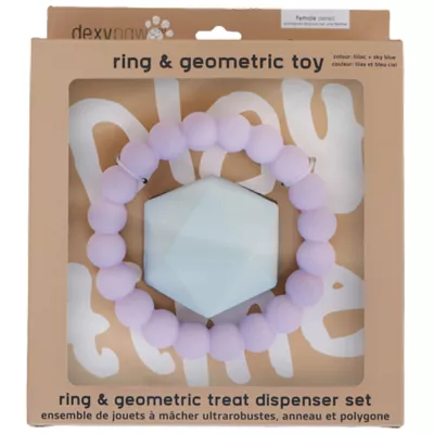 Dexypaws Chew Master Ring Toy Set, Durable Dog Chew Toys - Image 1