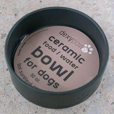 Dexypaws Ceramic Dog Bowl, Pet Feeding Bowl for Dogs, 50 oz Capacity - Image 6