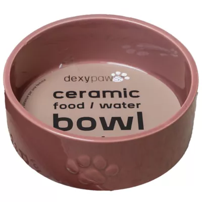 Dexypaws Ceramic Dog Bowl, Pet Feeding Bowl for Dogs, 26 oz Capacity - Image 1