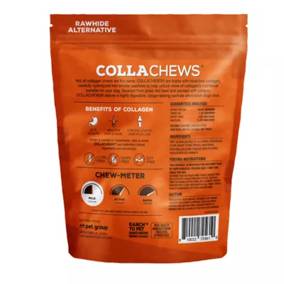 Collachews Colla-Wraps Chicken Stix, Rawhide Alternative Dog Chews With Bioactive Collagen, 8.8 oz. - Image 2
