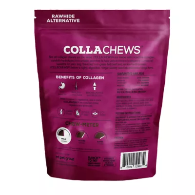 Collachews Colla-Wraps Duck Stix, Rawhide Alternative Dog Chews With Bioactive Collagen 8.8 oz - Image 2