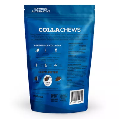 Collachews Colla-Wraps Chicken & Duck Wrapped Medium Rolls - Dog Chews, 4 Count, 8.2 oz - Image 2