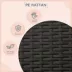 PawHut Rattan Bed with Canopy with Water-Resistant Cushion, For SM and MED Dogs image thumbnail 4