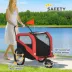 PawHut 2-in-1 Dog Bike Trailer and Stroller for Dogs up to 66 lbs image thumbnail 7