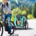 PawHut Dog Bike Trailer-Pet Cart Bicycle Wagon-Cargo Carrier Attachment for Travel - 3 Entrances image thumbnail 2