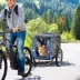 PawHut Dog Bike Trailer-Pet Cart Bicycle Wagon-Cargo Carrier Attachment for Travel - 3 Entrances image thumbnail 2