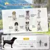 PawHut Dog Bike Trailer-Pet Cart Bicycle Wagon-Cargo Carrier Attachment for Travel - 3 Entrances image thumbnail 4