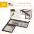 PawHut Wooden Rabbit Hutch, Indoor Bunny Cage with Wheels & Pull Out Trays image thumbnail 6