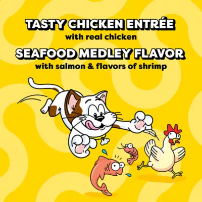 Temptations Wet Cat Food - Bites in Gravy, Variety Pack, 12 Count, 3.5 OZ - Image 3