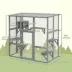 PawHut Large Outdoor Catio with Weatherproof Roof, Bridge, Resting Box, Platforms image thumbnail 3