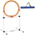PawHut 2-in-1 Dog Obstacle Training-Tire Jump Ring/Hurdle Bar with Storage Bag image thumbnail 1