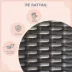 PawHut Rattan Dog House with Canopy with Water-Resistant Cushion, for SM & MED Dogs - 46"L image thumbnail 5