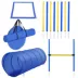 PawHut Dog Agility Starter Kit -Pet Outdoor Exercise Training Set -Tunnel,8 Weave Poles,High Jumper image thumbnail 1