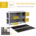 PawHut 2 Tier Wooden Rabbit Hutch image thumbnail 5