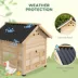 PawHut Duck Coop, Wooden Duck House with Openable Roof & Double Doors image thumbnail 6