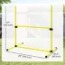 PawHut Set of 4 Dog Agility Training Equipment - Adjustable Jump Bar - with Carrying Bag image thumbnail 3