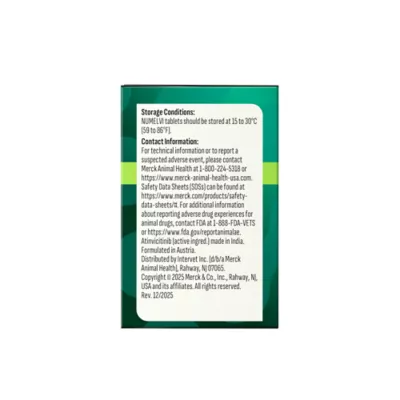 Numelvi (atinvicitinib) Tablets for Dogs - 4.8mg, 7.2mg, 21.6mg, 31.6mg - 30 or 90 Tablets - Image 4