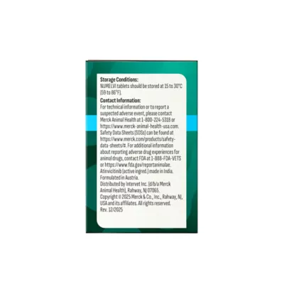 Numelvi (atinvicitinib) Tablets for Dogs - 4.8mg, 7.2mg, 21.6mg, 31.6mg - 30 or 90 Tablets - Image 4