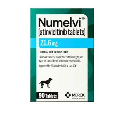Numelvi (atinvicitinib) Tablets for Dogs - 4.8mg, 7.2mg, 21.6mg, 31.6mg - 30 or 90 Tablets - Image 2