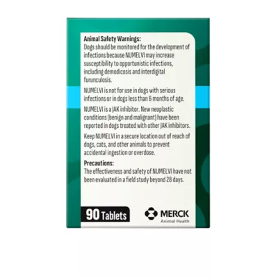 Numelvi (atinvicitinib) Tablets for Dogs - 4.8mg, 7.2mg, 21.6mg, 31.6mg - 30 or 90 Tablets - Image 3