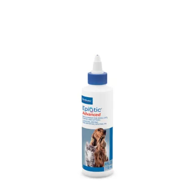 Virbac Epiotic Dog & Cat Advanced Ear Cleaner, Neutral PH Ear Cleansing, 4 fl oz or 8 fl oz - Image 1
