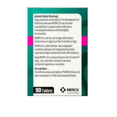 Numelvi (atinvicitinib) Tablets for Dogs - 4.8mg, 7.2mg, 21.6mg, 31.6mg - 30 or 90 Tablets - Image 3