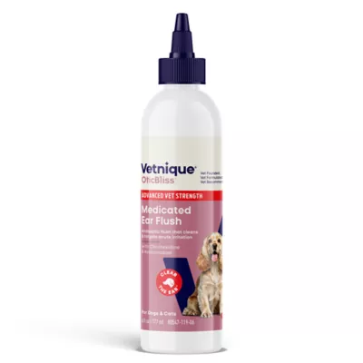 Vetnique OticBliss Dog & Cat  Advanced Vet Strength Anti-Fungal Ear Flush Cleaner, 6 fl oz - Image 1