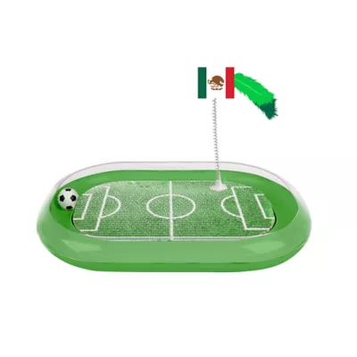 FIFA World Cup 2026 Run Around Cardboard Soccer Field Training Puzzle Cat Toy - Image 1